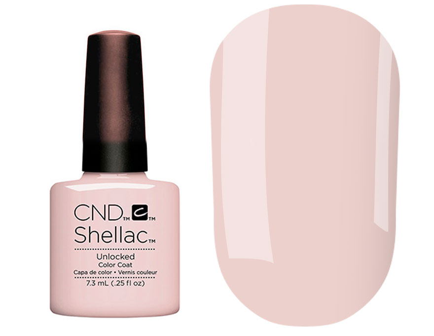 CND Гель-лак для нігтів Shellac №268 Unlocked (холодний рожево-ліловий, емаль), 7,3 мл