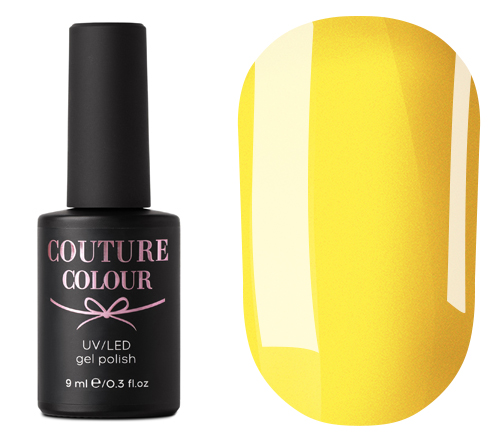 Гель-лак Couture Colour №130 (желтый, эмаль), 9 мл