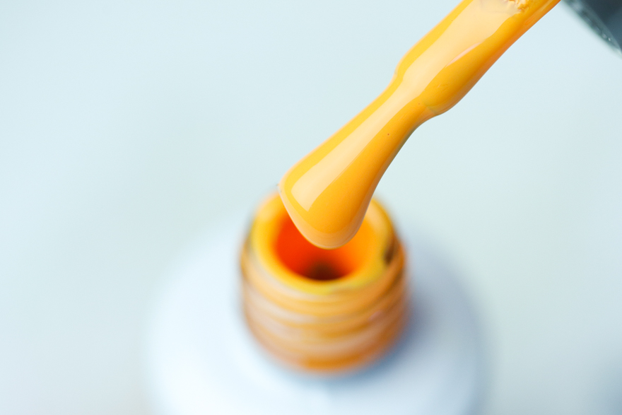 Atica Canary GPM192 gel varnish (bright orange, enamel), 7.5 ml