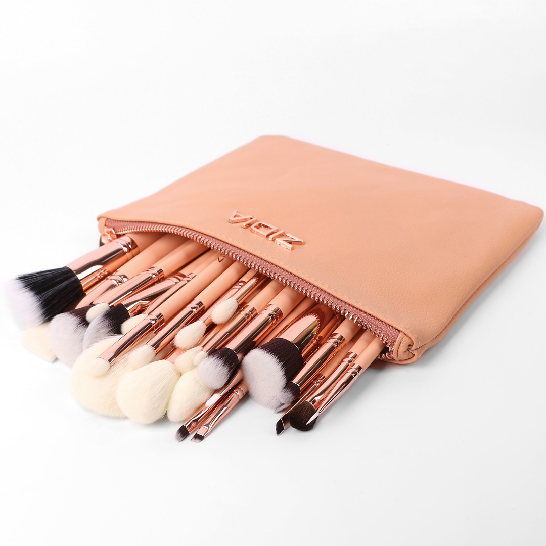 ZIDIA набор кистей для макияжа "Makeup Brush Set Professional" в косметичке, 25 шт.