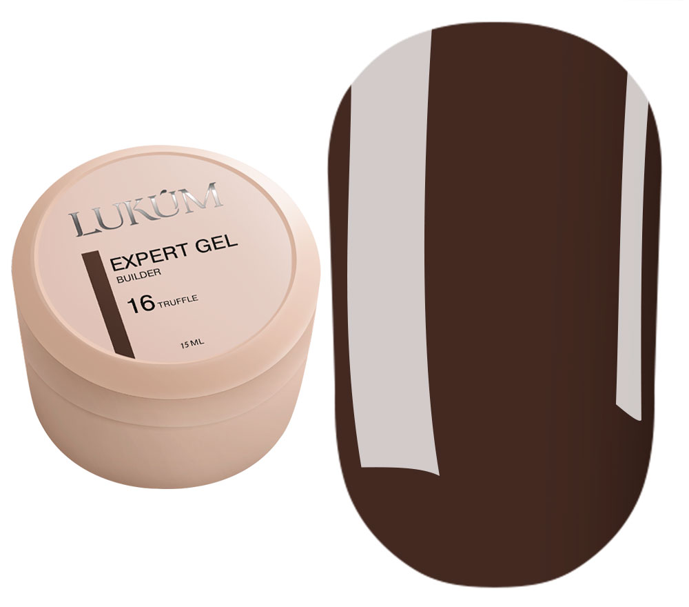 Lukum Гель для нігтів Expert Builder Gel №16, 15 мл Lukum Гель для нігтів Expert Builder Gel №16, 15 мл