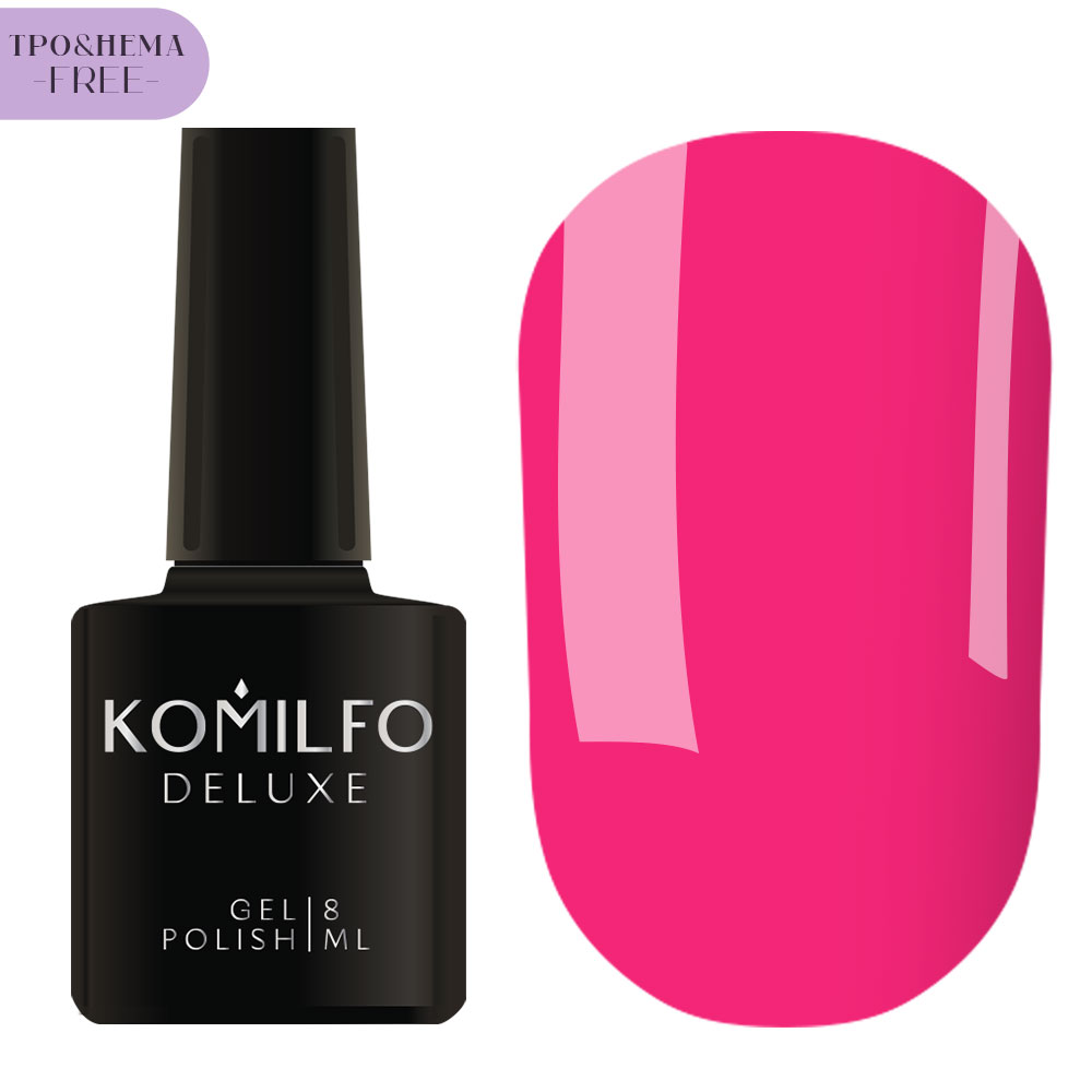 Gel varnish Komilfo DeLuxe Termo C003 (light brown, when heated - bright light green), 8 ml