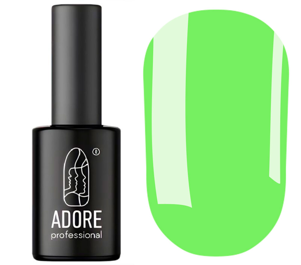 Gel varnish ADORE Professional No. 115 (bright light lime, neon), 7.5 ml