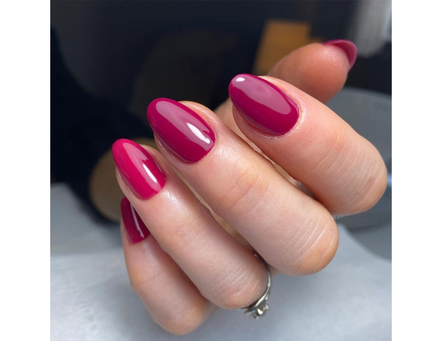 CND Гель-лак для ногтей Shellac Tinted Love (насыщенный вишневый, темно-красный, эмаль), 7,3мл
