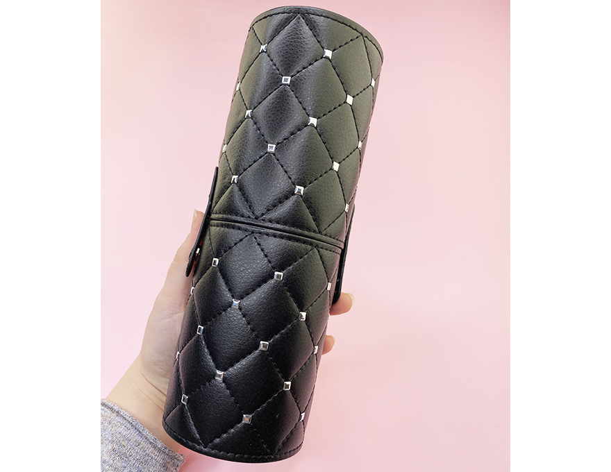 Brush storage tube black, length 23 cm