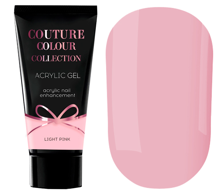 COUTURE Colour Acrylic Gel - Light Pink, 60 мл