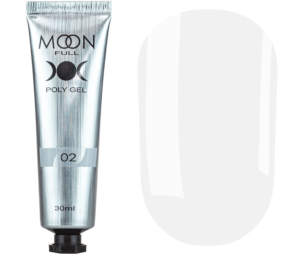 MOON FULL Nail gel POLY GEL No. 02, 30 ml (tube)
