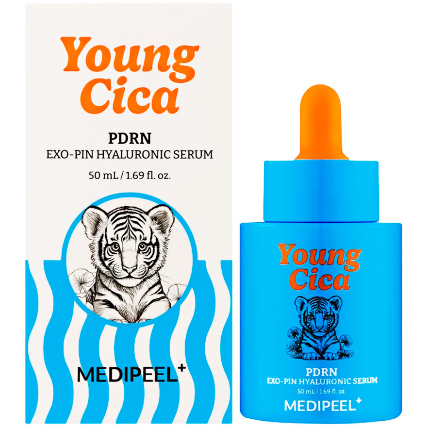 MEDI-PEEL Увлажняющая сыворотка с гиалуроновой кислотой и PDRN Young Cica PDRN Exo-Pin Hyaluronic Serum, 50 мл