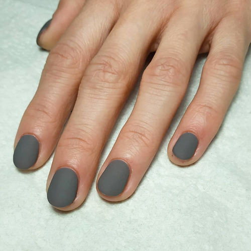 Gel Polish Komilfo DeLuxe Termo C001 (dark gray, when heated - muted pink), 8 ml