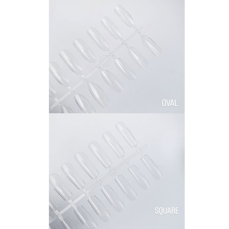 Touch Extension tips, Square (240 pcs.)