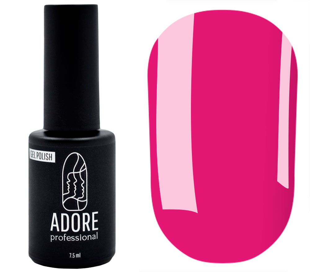 Gel polish ADORE Professional №208 (raspberry, enamel), 8 ml