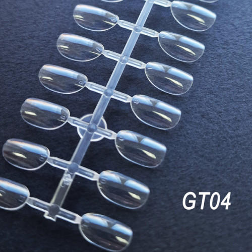 Nailapex Gel tips Square soft, No. 4, 24 pcs