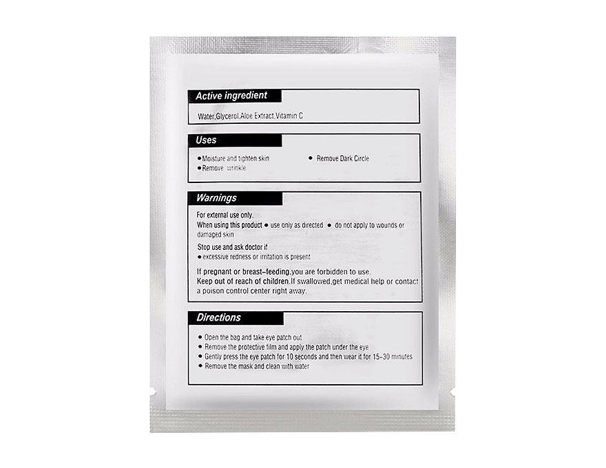 Hydrogel Eye Patch Lint-free eye patches based on hydrogel, 1 pair Hydrogel Eye Patch Lint-free eye patches based on hydrogel, 1 pair