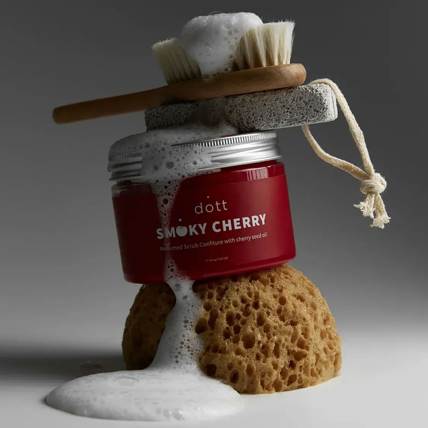 Dott Парфюмированный скраб для тела - SMOKY CHERRY, 450 г