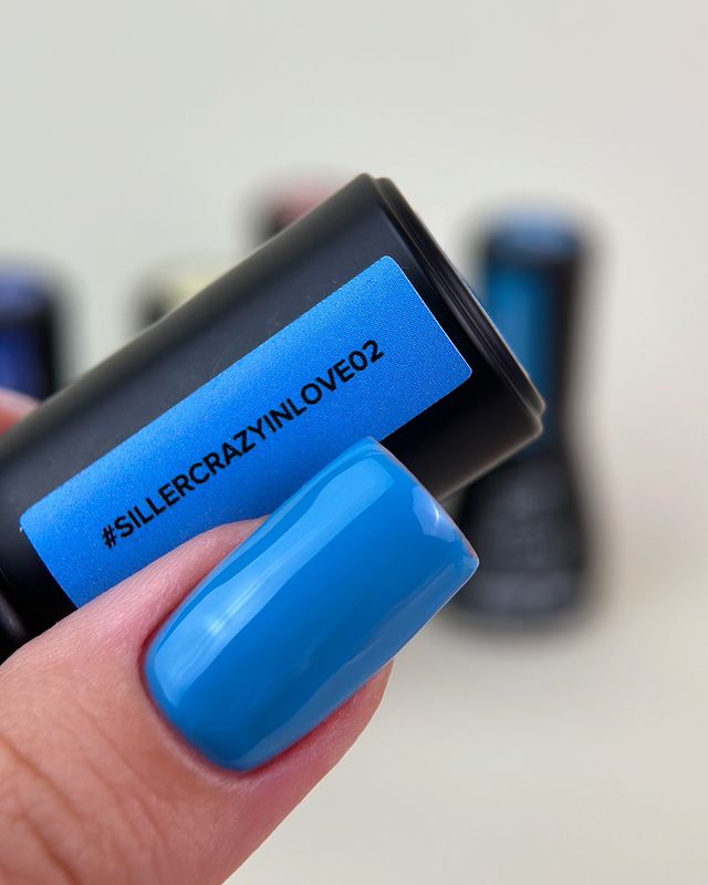 Siller Gel polish for nails Crazy in Love No. 02, 8 ml