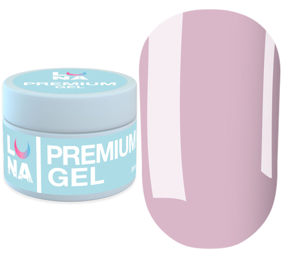 LUNA Гель для наращивания Gel Premium №08, 30 мл