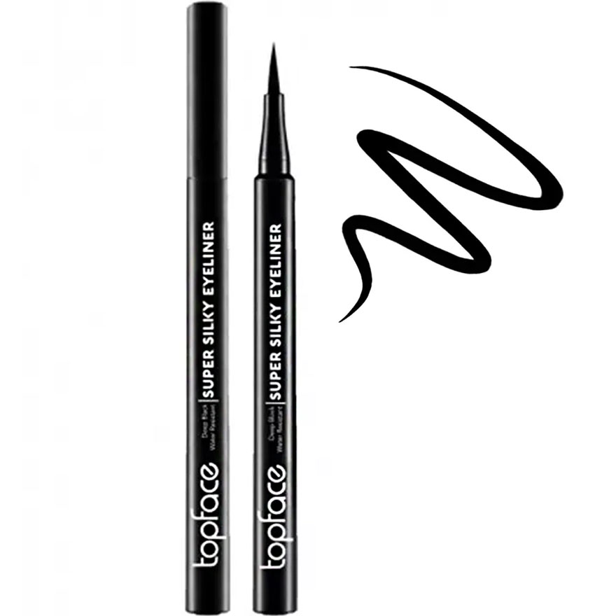 TopFace Підводка для очей водостійка "Super Silky Eyeliner", 4,3 г TopFace Підводка для очей водостійка "Super Silky Eyeliner", 4,3 г