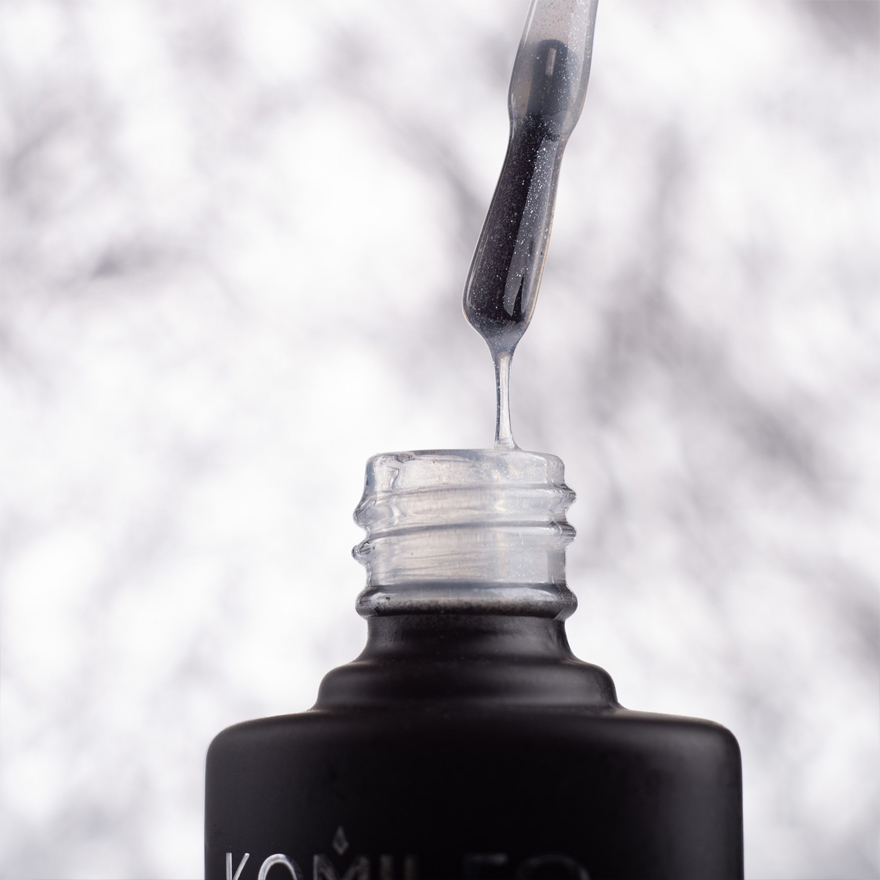 Komilfo No Wipe Glitter Top HEMA/TPO free - топ для гель-лака с глиттером без ЛС, 8 мл