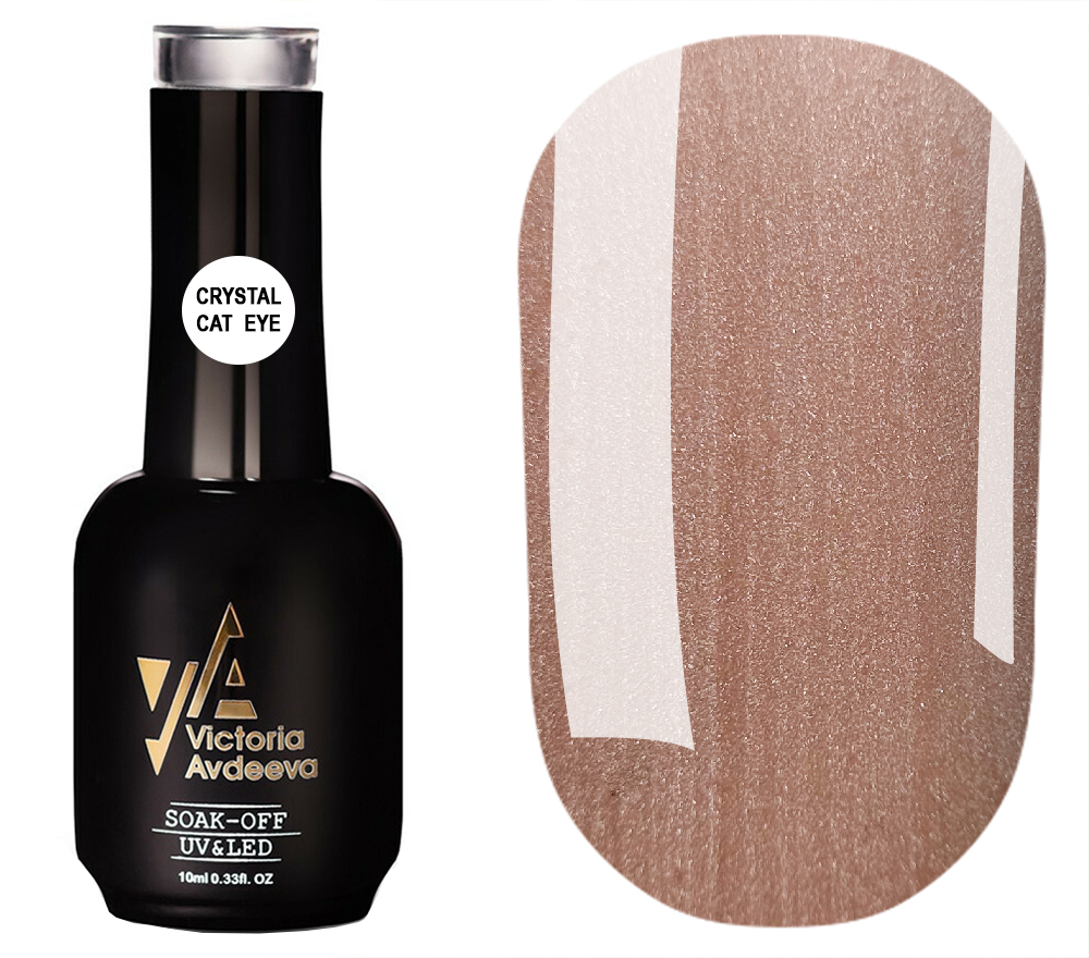 Victoria Avdeeva Gel nail polish Crystal Cat's Eye No. 016, 10 ml