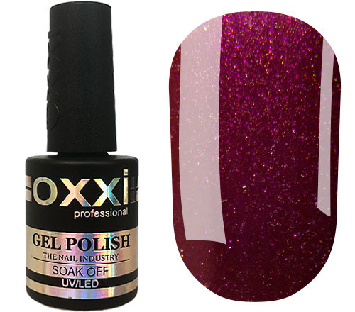 Гель-лак OXXI Professional №238 (баклажановый, микроблеск), 10 мл