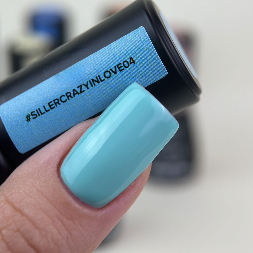 Siller Gel polish for nails Crazy in Love №04, 8 ml