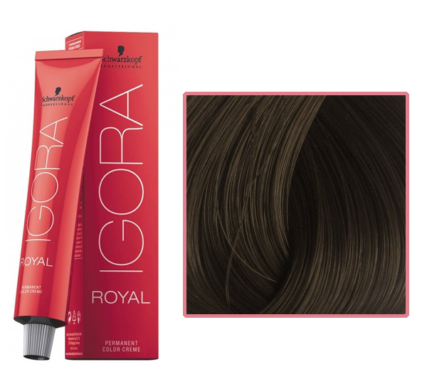Schwarzkopf IGORA Royal Професійна фарба для волосся 6-0 темно-русявий натуральний, 60 мл