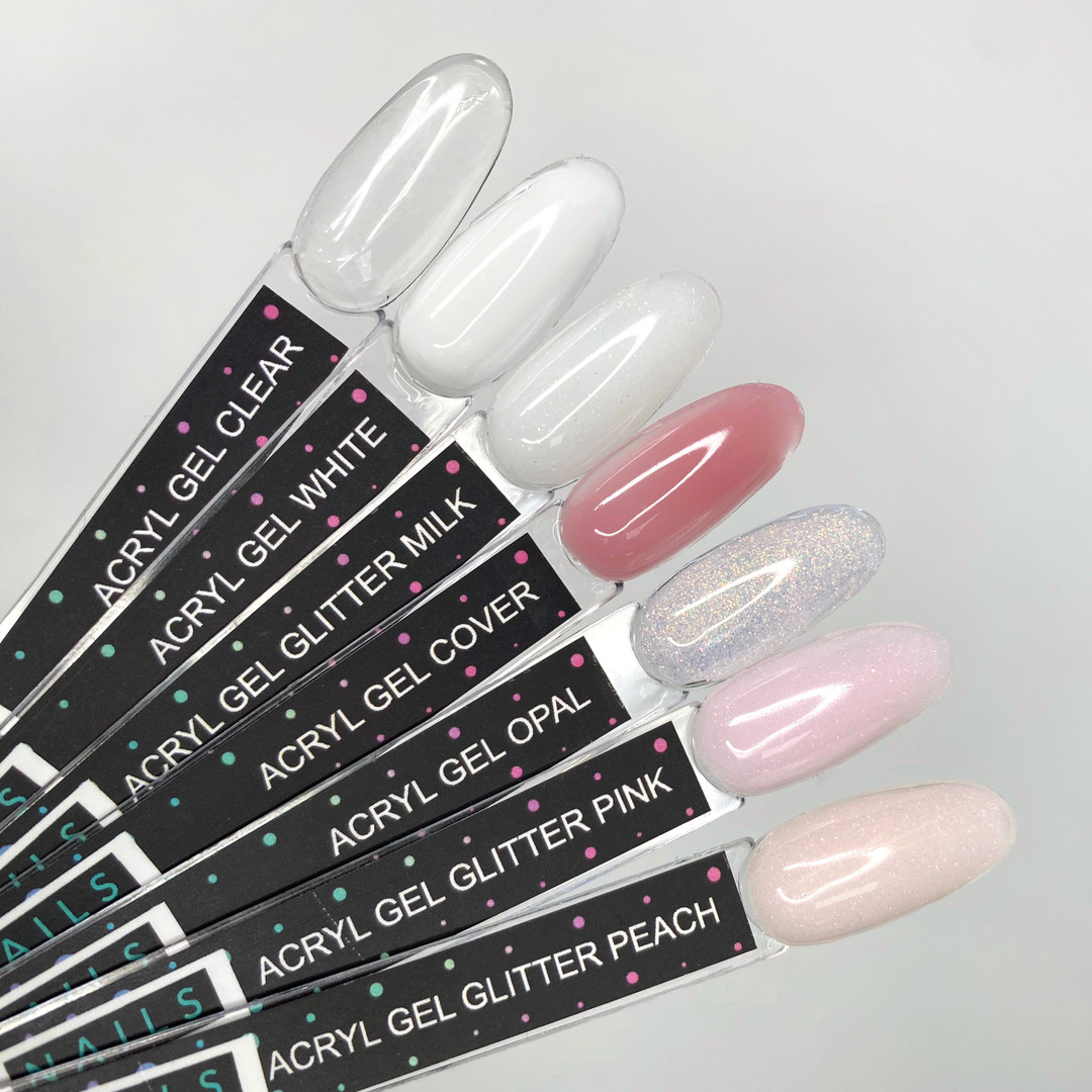 Kira Nails Acryl Gel Glitter Peach, 30 g