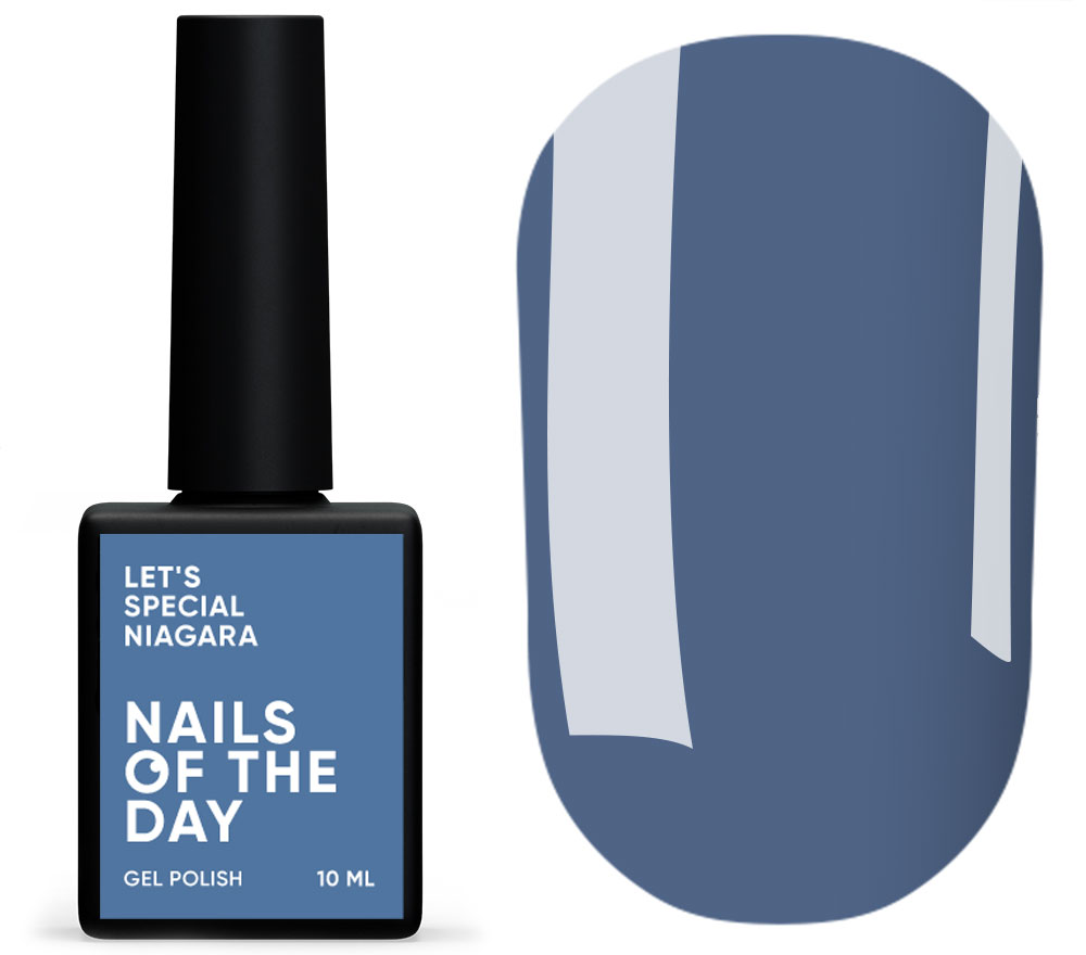 Nails Of The Day Гель-лак Let's special Niagara - темно-волошковий, 10 мл