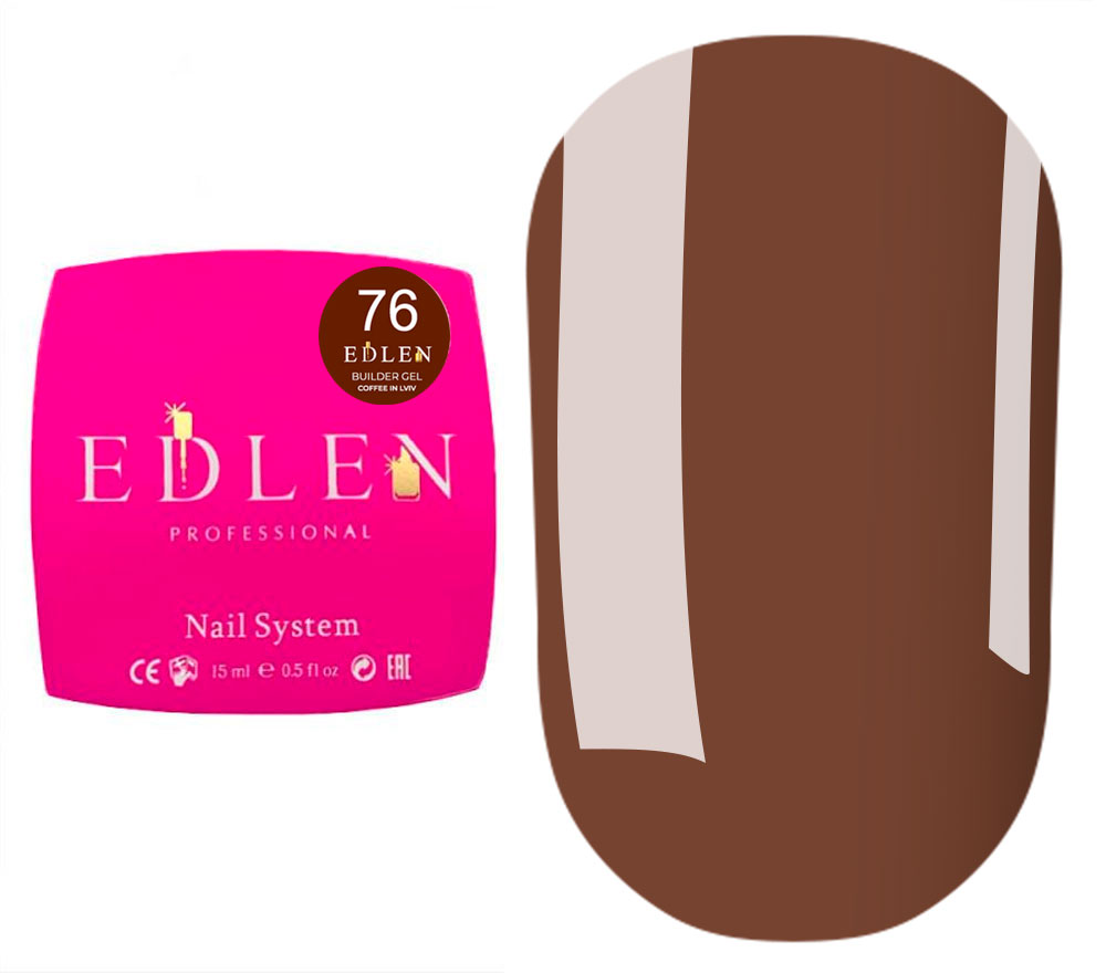Edlen Гель для ногтей Builder gel Lviv 76, 15 мл