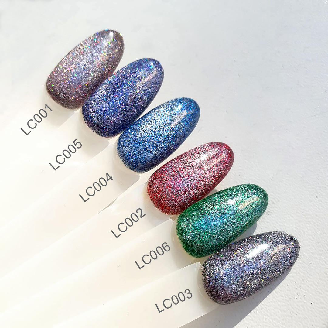 Гель-лак Komilfo Luminous Cat Eye 005 (сиреневый), 8 мл