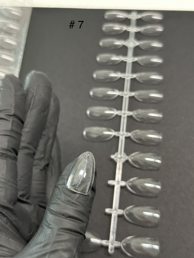 Nailapex Gel tipsi Migdal without contact area, №7, 504 pcs