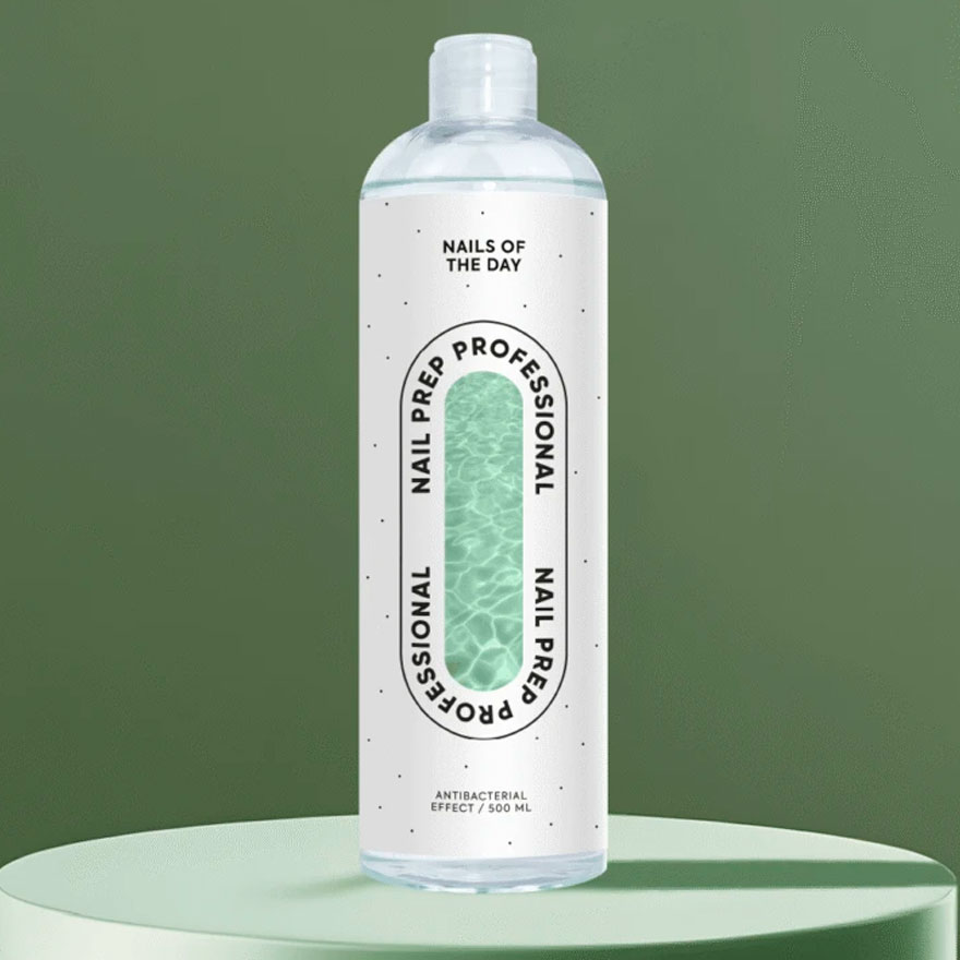 Nails Of The Day Degreasing and dehydrating product for natural nails Nail Prep, 500 ml