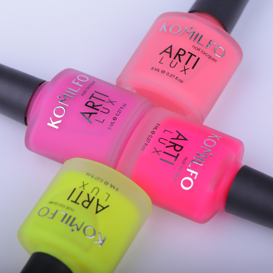 Nail polish Komilfo ArtiLux 031 (lemon, neon), 8 ml