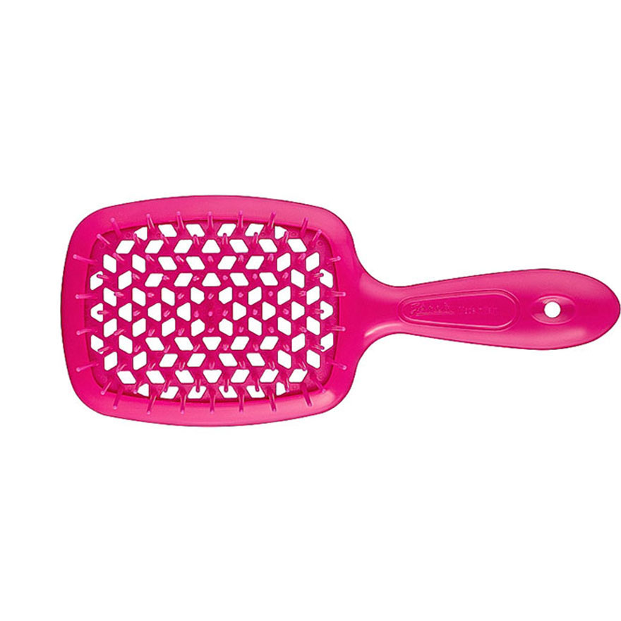 Janeke Superbrush Small Hairbrush Pink Neon