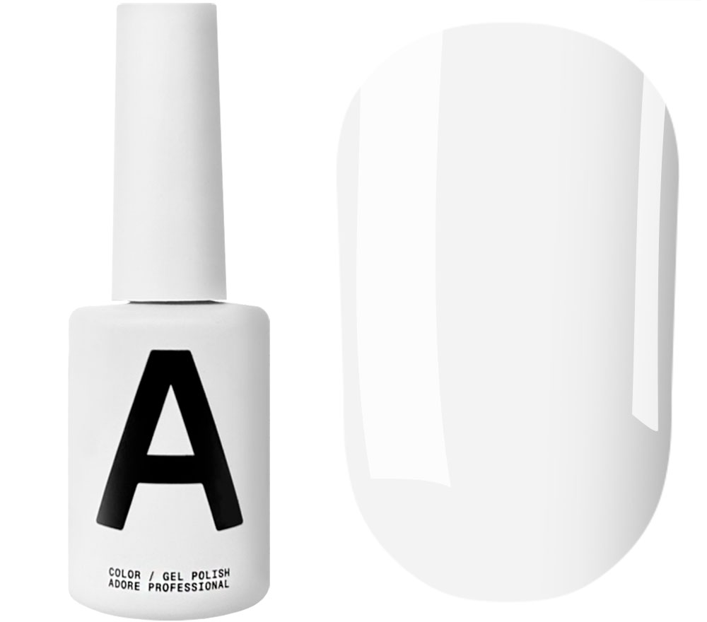 Adore Gel Polish Гель-лак №322 - extra white, 12мл