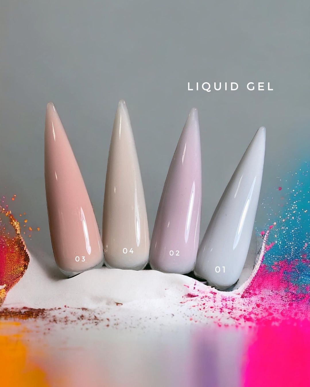 Grade Гель жидкий Liquid gel 02 (нежно-розовый), 15 мл