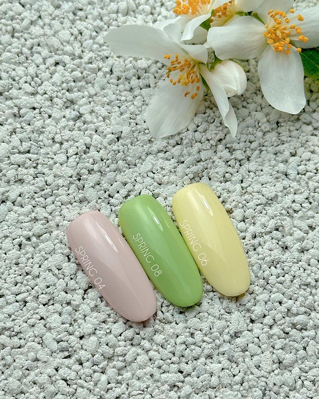 Toki Toki Gel nail polish Spring SP06 (gentle light yellow, enamel), 5 ml