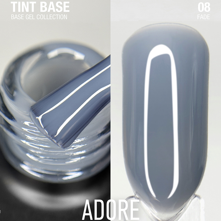 ADORE База для нігтів кольорова Tint Base №08, 15 мл ADORE База для нігтів кольорова Tint Base №08, 15 мл