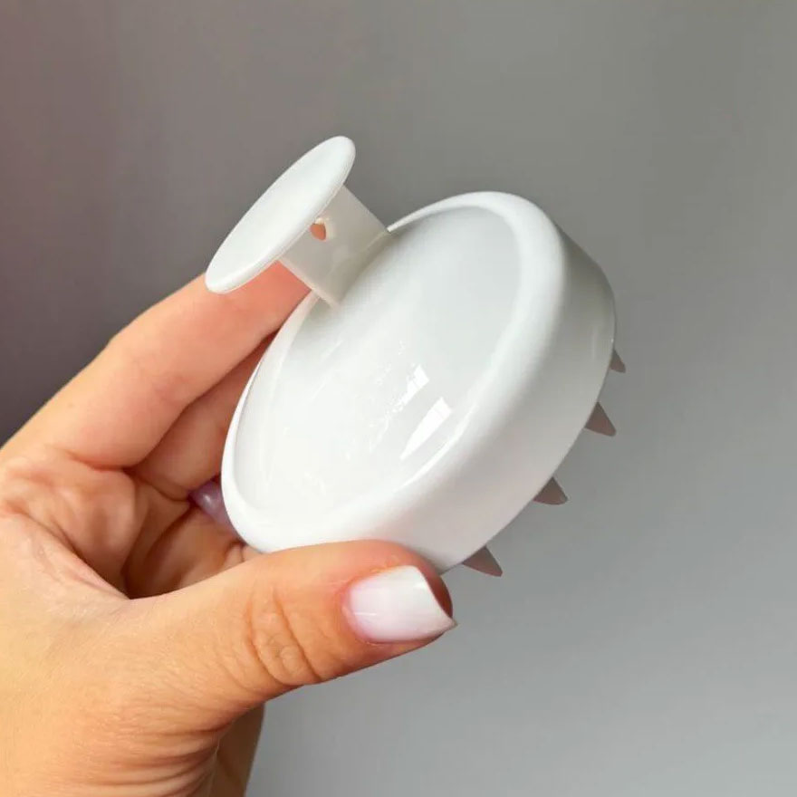 Massage silicone scalp brush, lilac