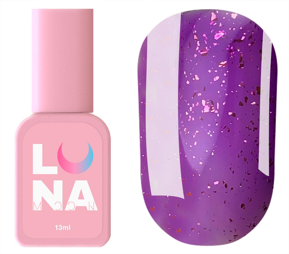 LUNA Yuki Base №10 (dark lilac with purple leaf), 13 ml