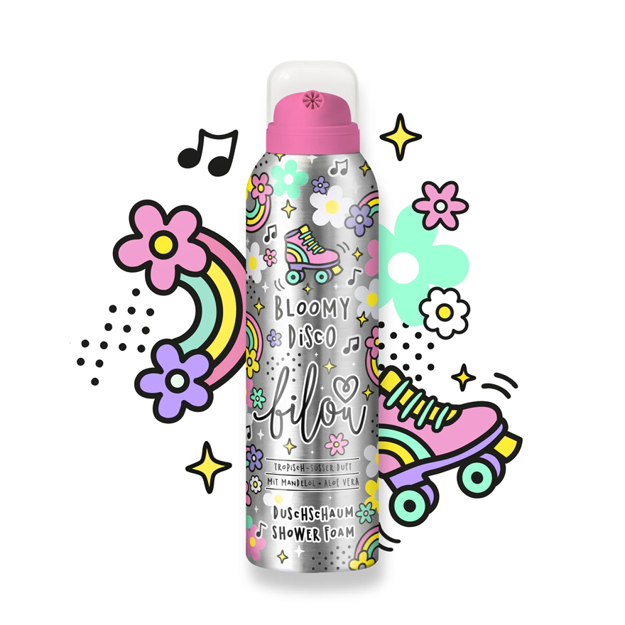 Bilou Пенка для душа Bloomy Disco, 200 мл