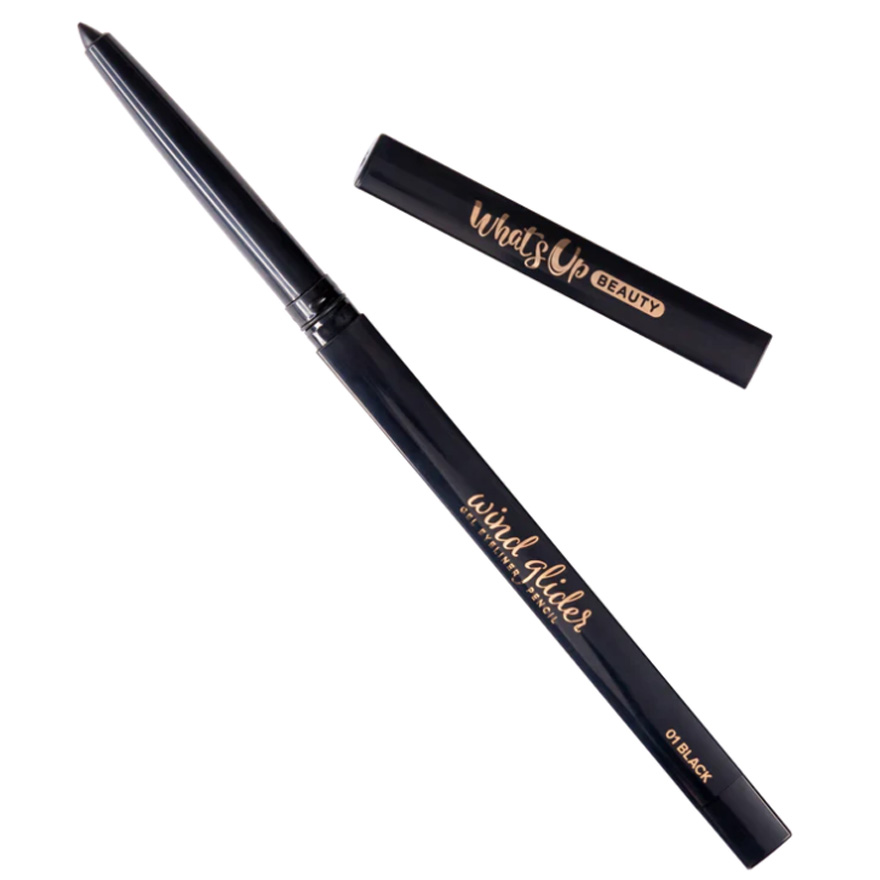 Whats Up Beauty Олівець для очей Wind Glider Gel Eyeliner Pencil in 01 Black, 0,25 г