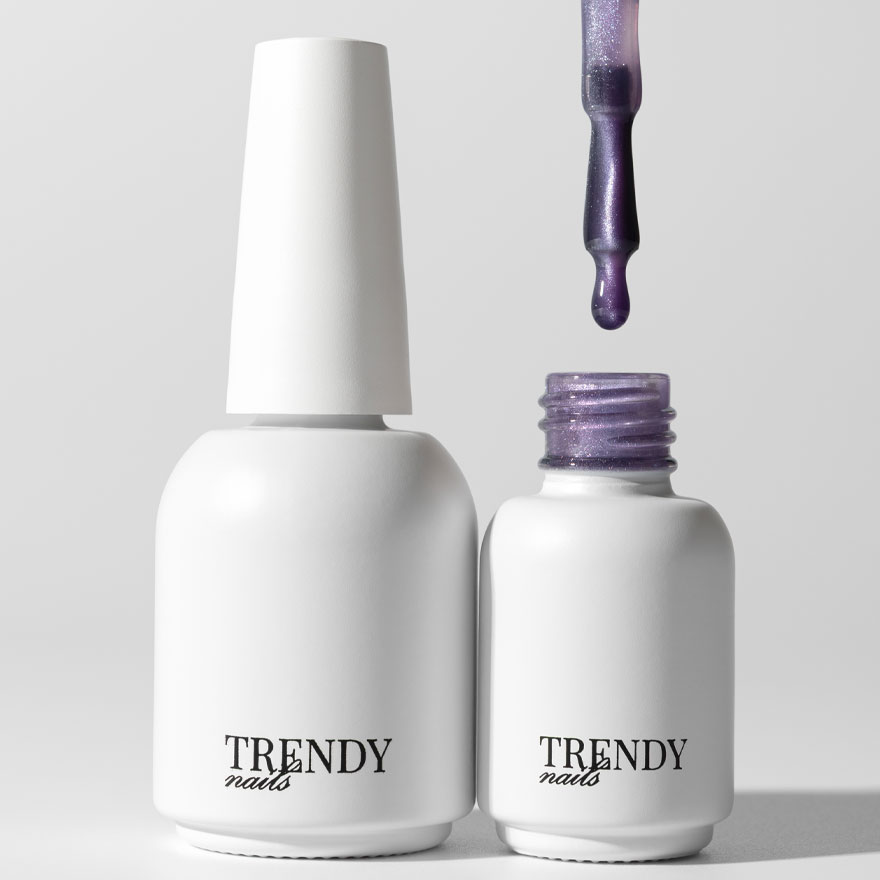 Trendy Nails Гель-лак Gel Polish Cat Eye's Gummy Bear "Lavender Teddy", 5 мл