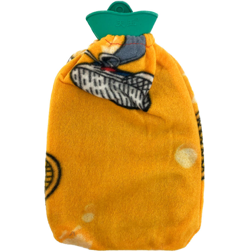 Hand and body warmer in fleece, assorted colors (not electric) 500 ml
