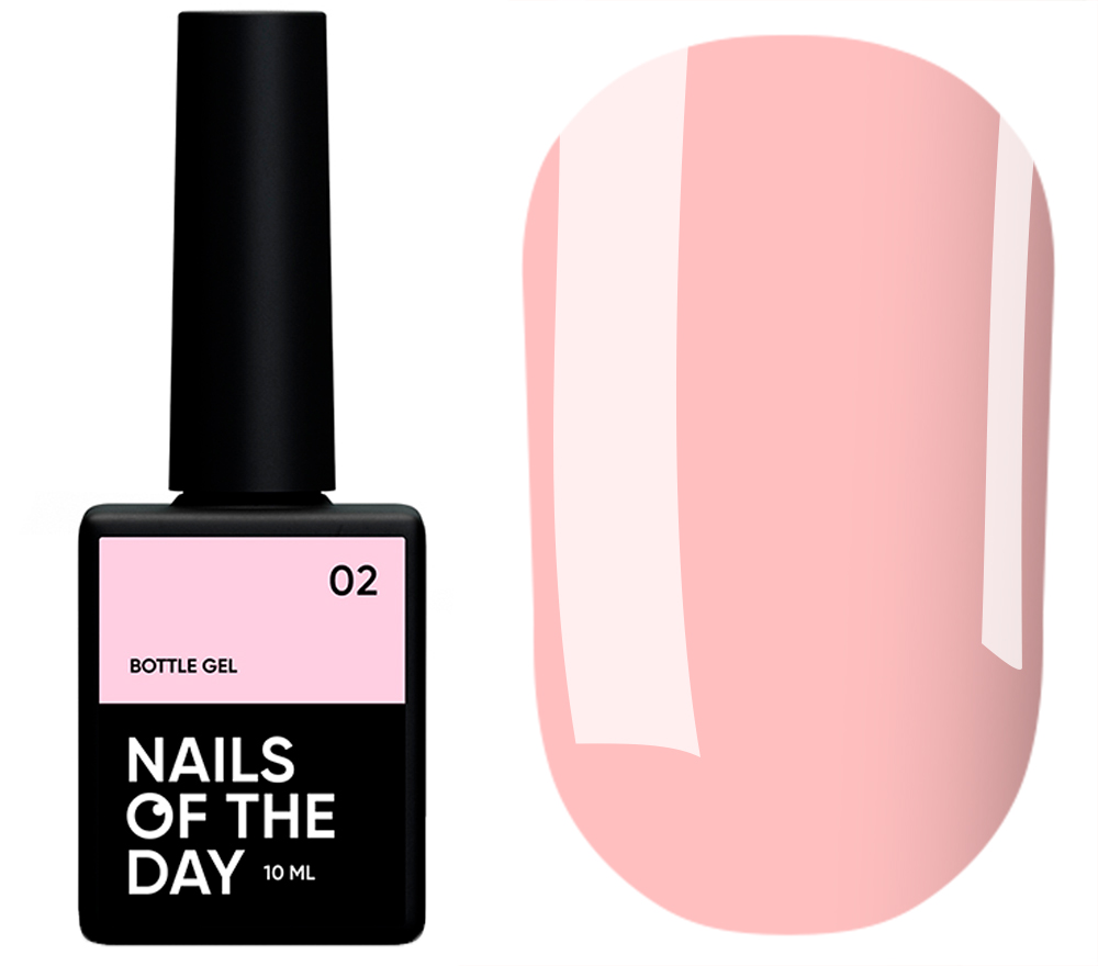 Nails Of The Day Nail Bottle Gel No. 02, 10 ml