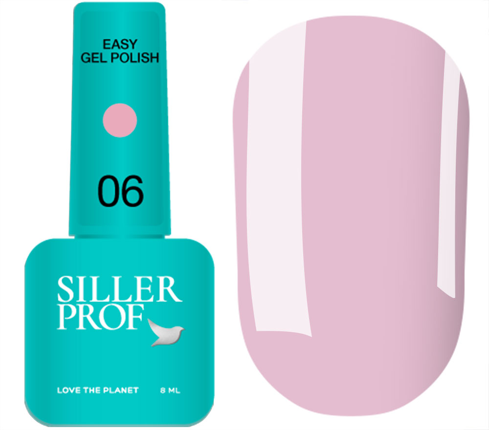 Siller One-step gel polish for nails One-step gel polish EASY No. 06, 8 ml Siller One-step gel polish for nails One-step gel polish EASY No. 06, 8 ml
