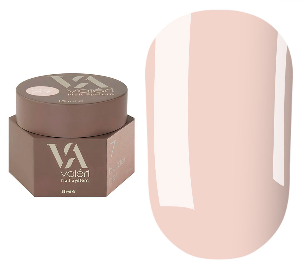 Valeri Гель для нігтів Builder Gel 07, 15 мл
