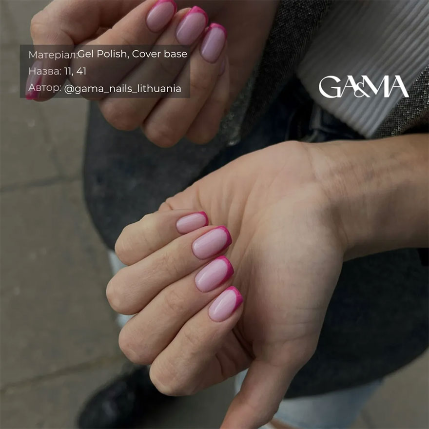 GA&MA Гель-лак Basic collection 011 Malynovyy, 10 мл