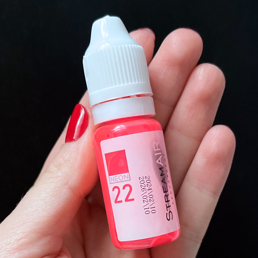 StreamAIR Paint for airbrushing Neon No. 22, 10 ml StreamAIR Paint for airbrushing Neon No. 22, 10 ml