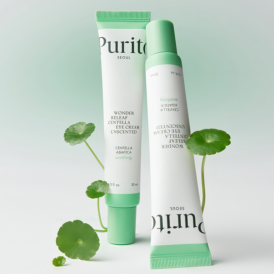 Purito Eye cream with centella and peptides without essential oils Wonder Releaf Centella Eye Cream Unscented, 30 ml